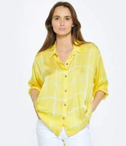 NOUS Blouse Meganne Jaune -Majestic Filatures shop nouss look20230124 345