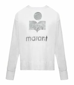 MARANT ÉTOILE Tee-shirt Klowia Lin Blanc