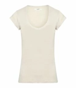 MARANT ÉTOILE Tee-shirt Zankou Lin Écru
