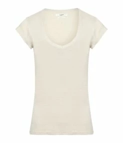 MARANT ÉTOILE Tee-shirt Zankou Lin Écru