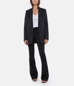 OUD Veste Blazer Sonia Laine Noir -Majestic Filatures shop oudso look20220706 306