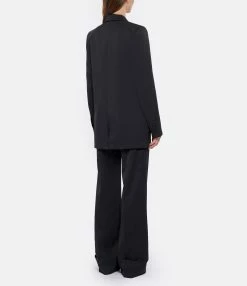 OUD Veste Blazer Sonia Laine Noir -Majestic Filatures shop oudso look20220706 321