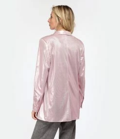 OUD Veste Sonia Metalic Rose -Majestic Filatures shop oudso look20230117 649