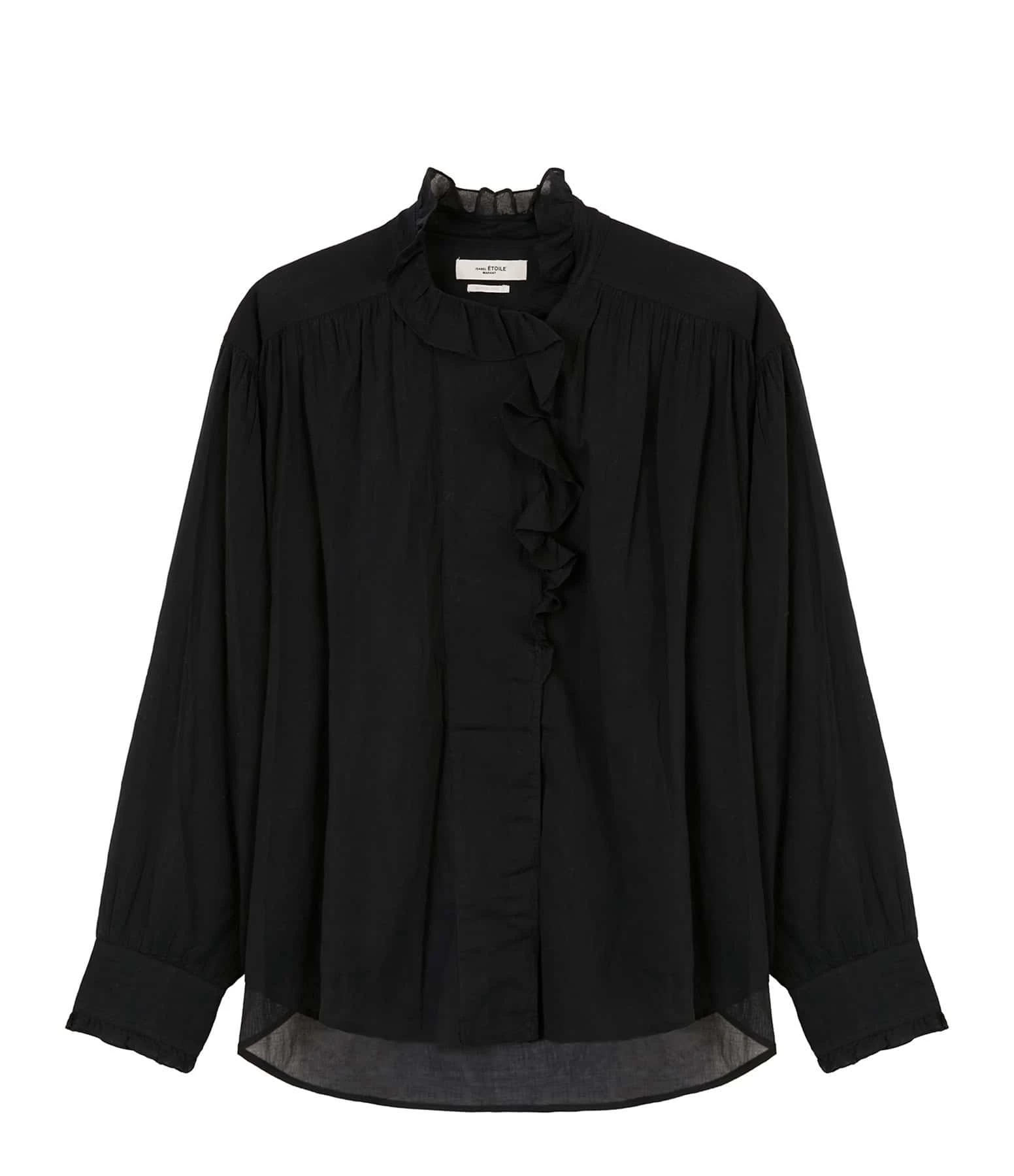 MARANT ÉTOILE Top Pamias Coton Organique Noir 1 MARANT ÉTOILE Top Pamias Coton Organique Noir