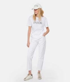 Tee-shirt Essential Patou Coton Blanc -Majestic Filatures shop patou look20230125 563