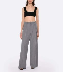 PATOU Top Corsage Coton Noir -Majestic Filatures shop patou look20230223 4