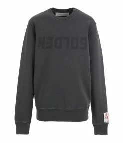 Golden Goose Sweatshirt Golden Homme Coton Gris Anthracite