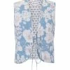 ANTIK BATIK Gilet Peony Bleu