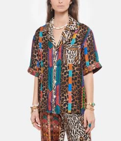 PIERRE-LOUIS MASCIA Chemise Aloe Soie Imprimé Léopard 7 PIERRE-LOUIS MASCIA Chemise Aloe Soie Imprimé Léopard -Majestic Filatures shop plmas look20220329 133