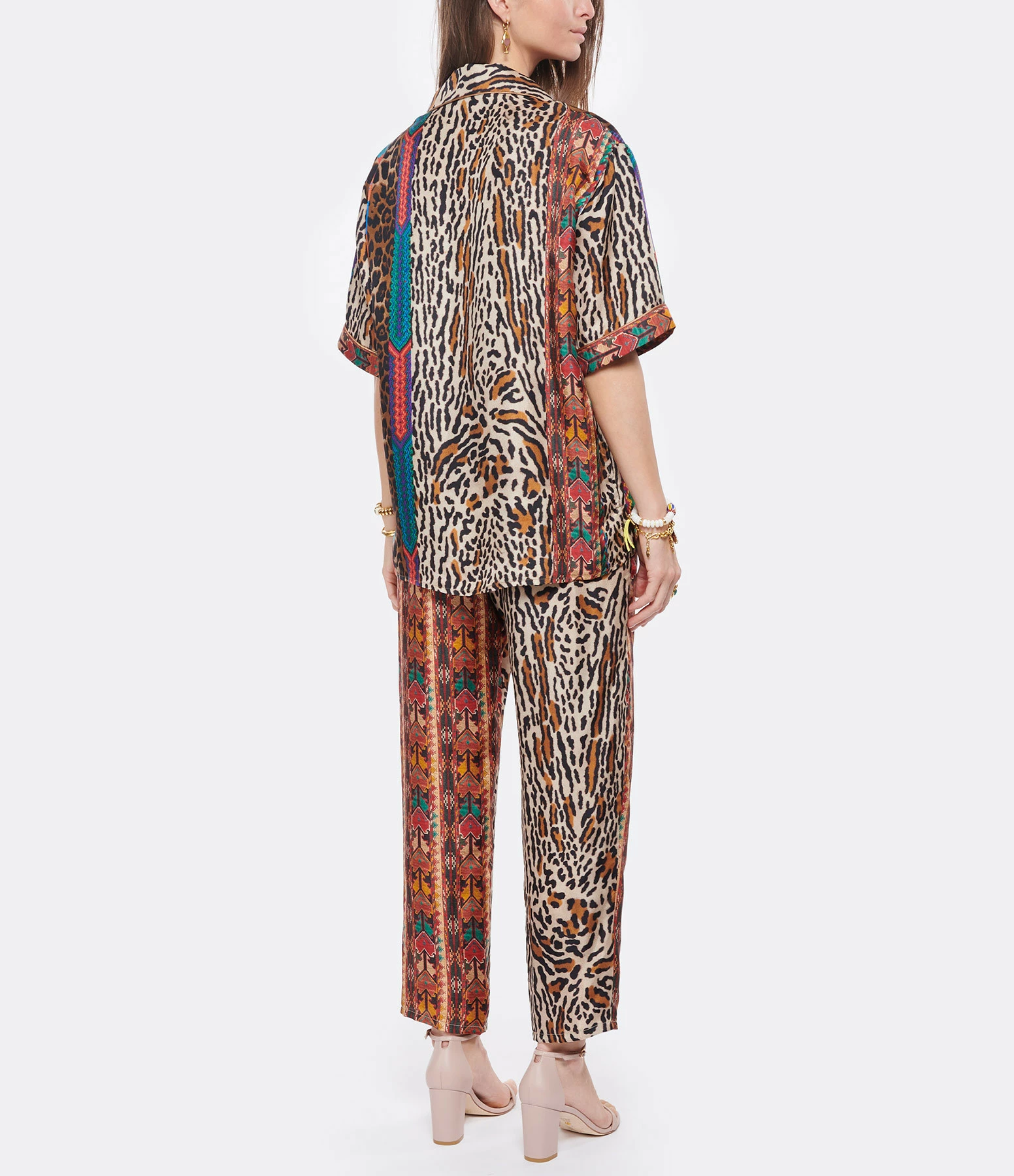 PIERRE-LOUIS MASCIA Chemise Aloe Soie Imprimé Léopard 5 PIERRE-LOUIS MASCIA Chemise Aloe Soie Imprimé Léopard – Image 5