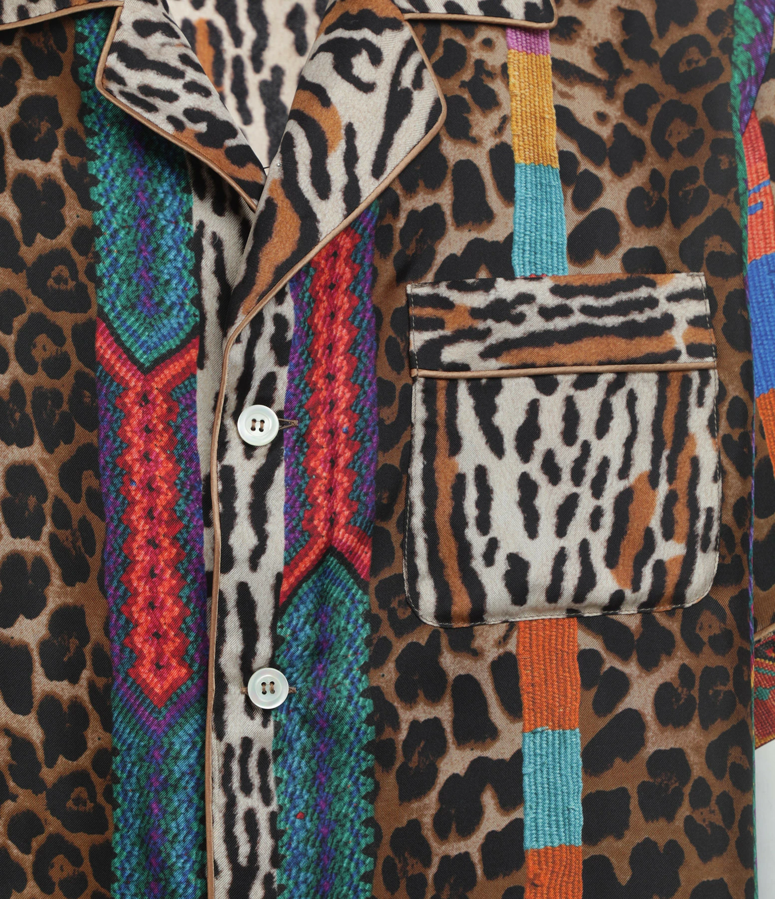 PIERRE-LOUIS MASCIA Chemise Aloe Soie Imprimé Léopard 2 PIERRE-LOUIS MASCIA Chemise Aloe Soie Imprimé Léopard – Image 2