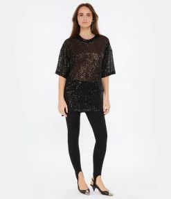 RAIINE Top Kaley Noir -Majestic Filatures shop raiin look20230110 229