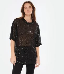 RAIINE Top Kaley Noir -Majestic Filatures shop raiin look20230110 230