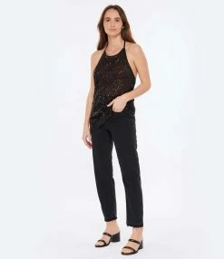 RAIINE Top Linney Noir -Majestic Filatures shop raiin look20230110 240