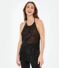 RAIINE Top Linney Noir -Majestic Filatures shop raiin look20230110 241