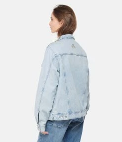 RAIINE Veste Fern Bleu Clair -Majestic Filatures shop raiin look20230131 372