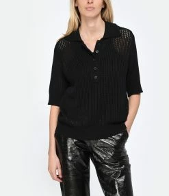 RAIINE Polo Zima Noir -Majestic Filatures shop raiin look20230214 200