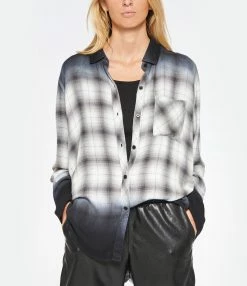 RAILS Chemise Hunter Smoked Dip Dye -Majestic Filatures shop rails look20221027 352