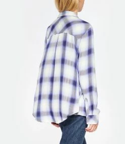 RAILS Chemise Hunter Navy Ivory Ice 9 RAILS Chemise Hunter Navy Ivory Ice -Majestic Filatures shop rails look20221027 436