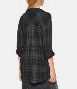 RAILS Chemise Hunter Forest Slate Tinsel -Majestic Filatures shop rails look20221027 557