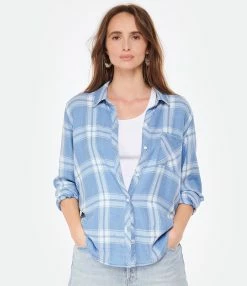 RAILS Chemise Hunter Harbor White -Majestic Filatures shop rails look20230110 11