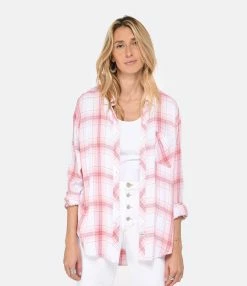 RAILS Chemise Hunter Blush White Petal -Majestic Filatures shop rails look20230111 393