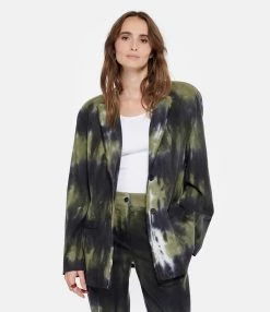 RAQUEL ALLEGRA Blazer Paloma Vert -Majestic Filatures shop raque look20221222 255