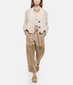 ROBERTO COLLINA Gilet Coton Beige 8 ROBERTO COLLINA Gilet Coton Beige -Majestic Filatures shop rcoll look20220209 173