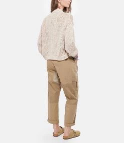 ROBERTO COLLINA Gilet Coton Beige 9 ROBERTO COLLINA Gilet Coton Beige -Majestic Filatures shop rcoll look20220209 176