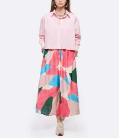 ROBERTO COLLINA Chemise Coton Rose -Majestic Filatures shop rcoll look20220209 55