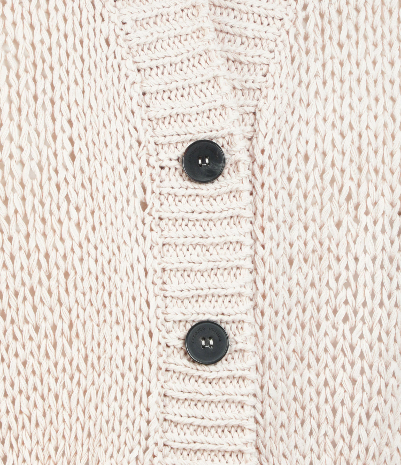 ROBERTO COLLINA Gilet Coton Beige 2 ROBERTO COLLINA Gilet Coton Beige – Image 2