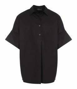 ROBERTO COLLINA Blouse Coton Noir