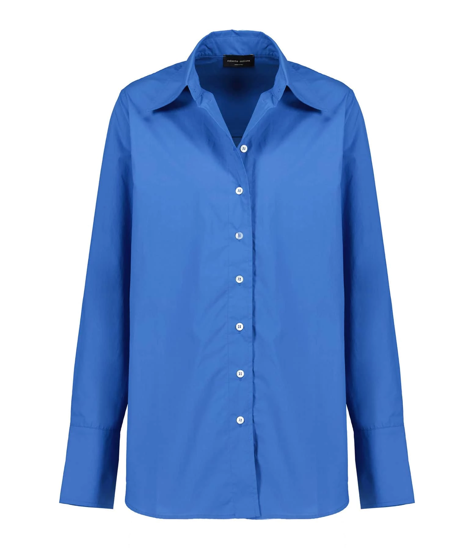 ROBERTO COLLINA Chemise Coton Marine 1 ROBERTO COLLINA Chemise Coton Marine