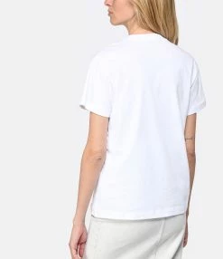 Roseanna Tee-shirt Coton Organique Blanc -Majestic Filatures shop rosea look20230214 347
