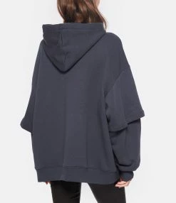 ROTATE Sweatshirt Hoodie Logo Coton Bleu, Capsule Sunday -Majestic Filatures shop rotat look20221102 161