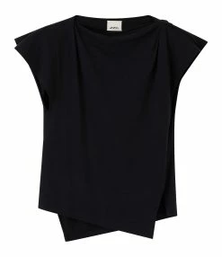 Isabel Marant Tee-shirt Sebani Coton Noir