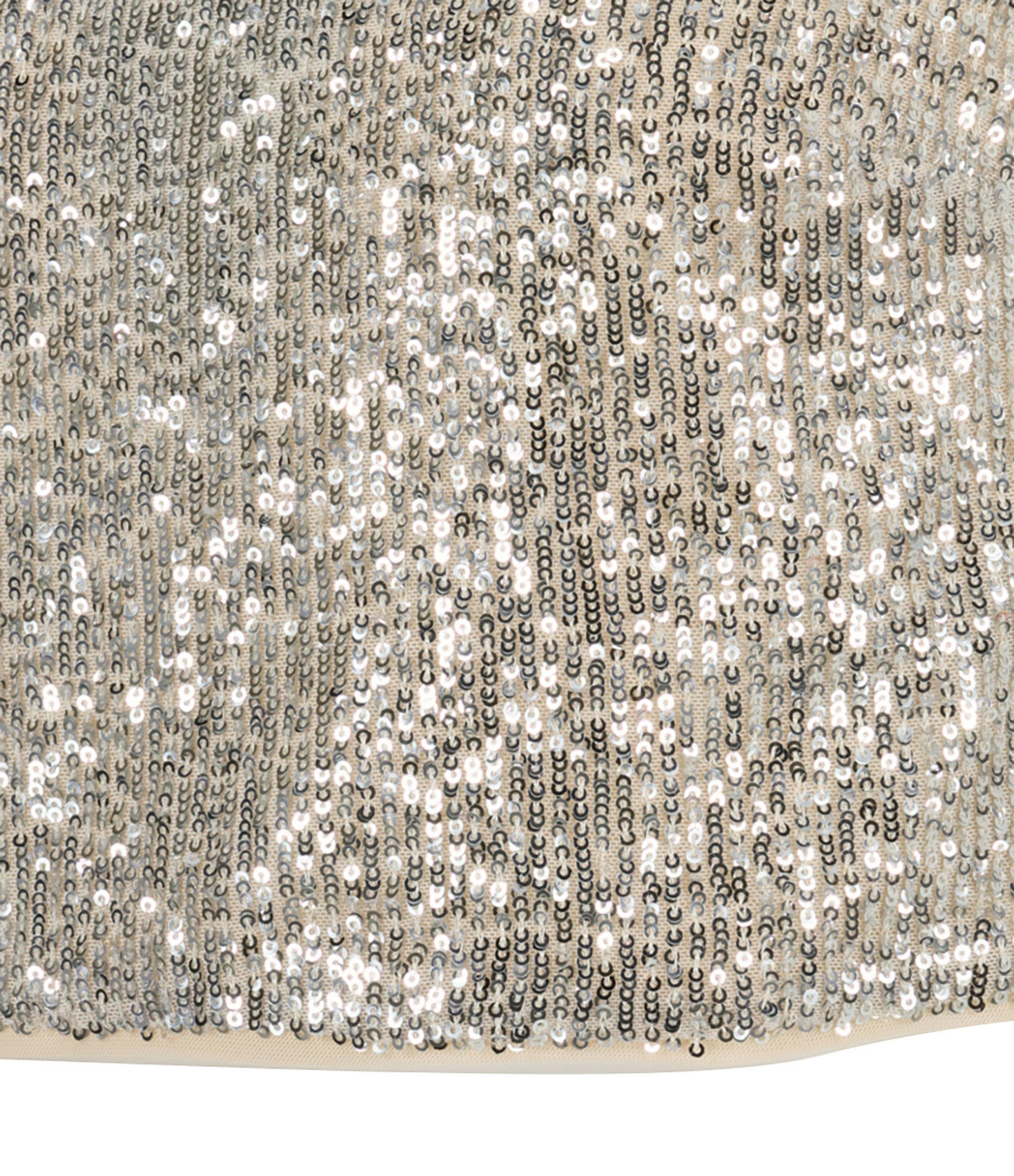 SELF PORTRAIT Top Sequins Argenté 2 SELF PORTRAIT Top Sequins Argenté – Image 2