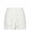 SELF PORTRAIT Short Dentelle Blanc