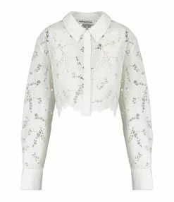 SELF PORTRAIT Top Dentelle Blanc