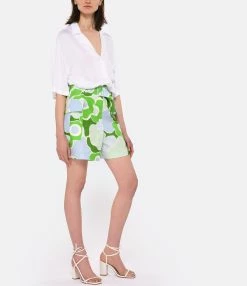 Tara Jarmon Short Sylvie Verveine -Majestic Filatures shop taraj look20230223 234