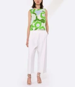 Tara Jarmon Top Tepee Lin Verveine -Majestic Filatures shop taraj look20230223 239