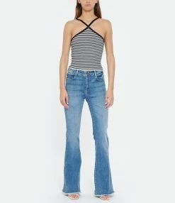 Tara Jarmon Top Positano Coton Nocturne -Majestic Filatures shop taraj look20230228 278