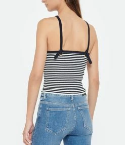 Tara Jarmon Top Positano Coton Nocturne -Majestic Filatures shop taraj look20230228 280