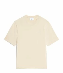 AMI Paris Tee-shirt Unisexe Ami De Cœur Coton Biologique Vanille