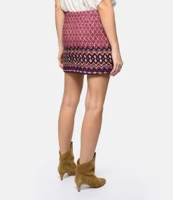 Vanessa Bruno Jupe Courte Tolmia Multicolore -Majestic Filatures shop vbrun look20221207 376