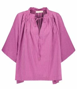 Vanessa Bruno Blouse Tyliam Coton Violet