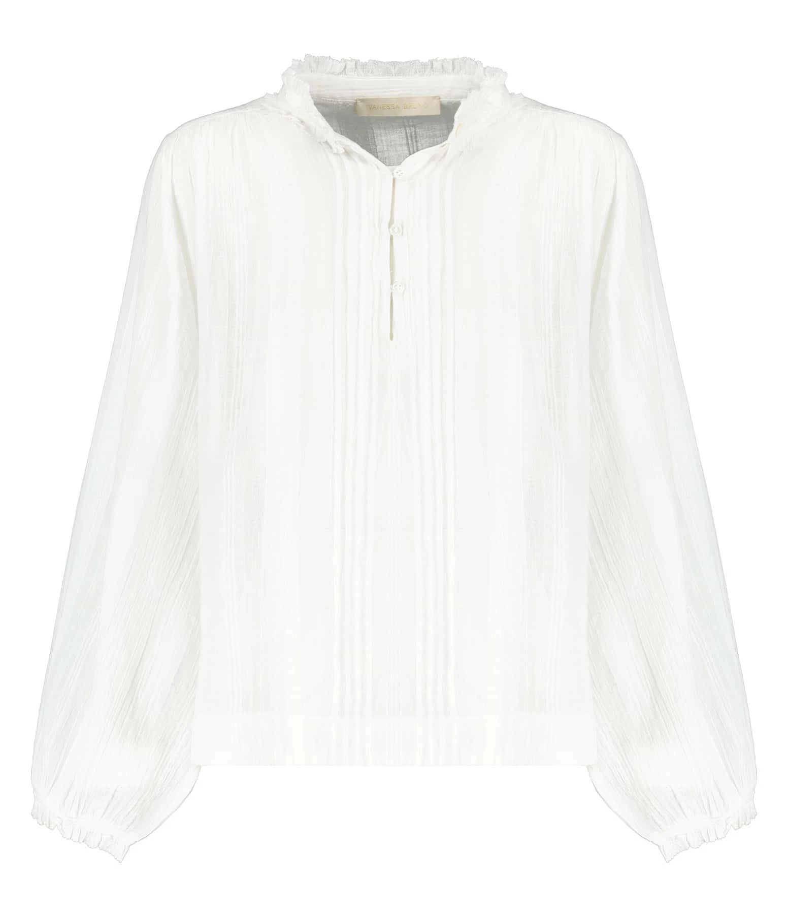 Vanessa Bruno Blouse Prado Coton Blanc 1 Vanessa Bruno Blouse Prado Coton Blanc