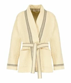 Vanessa Bruno Veste Terenzio Coton Beige Rose