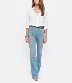 XIRENA Chemise Beau Coton Blanc -Majestic Filatures shop xiren look20201222 298 1 1