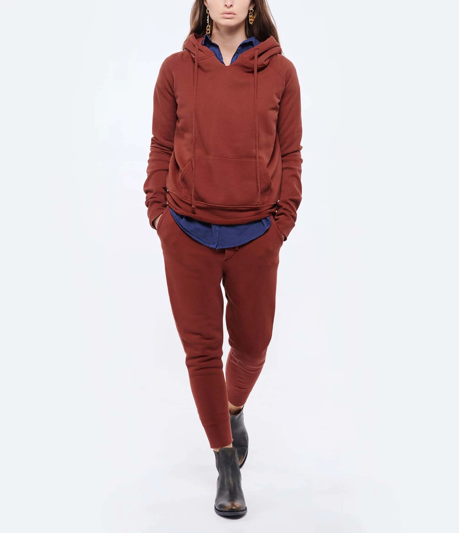 XIRENA Chemise Channing Coton Bleu Navy 6 XIRENA Chemise Channing Coton Bleu Navy – Image 6